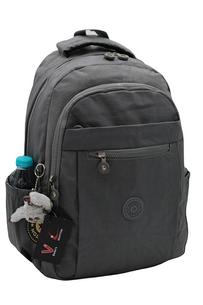betto's Bvt-2300 Γκρι σχολική τσάντα Αδιάβροχο ύφασμα Unisex Σχολικό σακίδιο