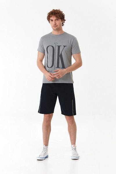 Fulla Moda It`S Ok Printed Crew Neck T-Shirt