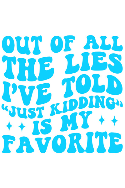 StoryGift Romania Sticker Autocolant 70CM Exterior cu mesaj comic care expune structura "Doar glumesc" ca fiind