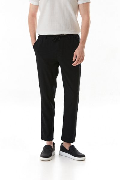 Fulla Moda Lace-Waist Jogger Trousers