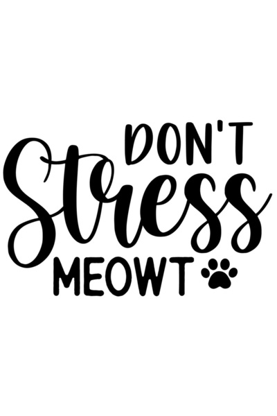 StoryGift Romania Sticker Autocolant 30CM Exterior cu mesajul "Don't stress m...