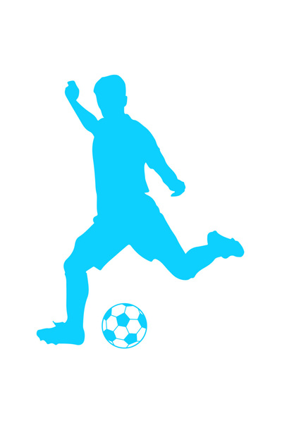 StoryGift Romania Sticker Adeziv 90CM Exterior cu un jucator de fotbal care s...