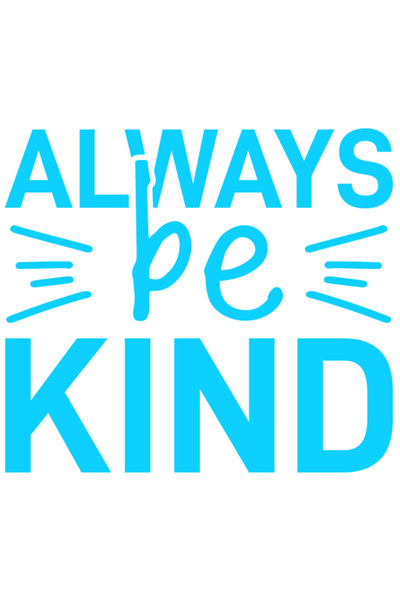 StoryGift Romania Sticker Autocolant 30CM Exterior cu mesajul "Fii buna mereu...