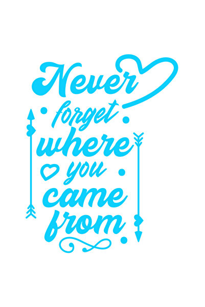 StoryGift Romania Sticker Autocolant 30CM Exterior cu un mesaj motivational "...