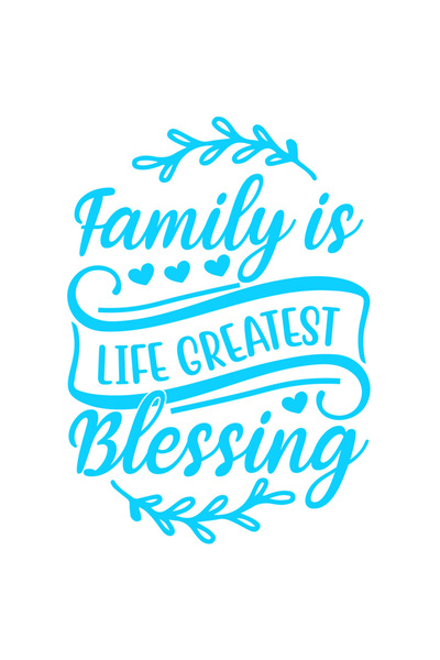 StoryGift Romania Sticker Adeziv 90CM Exterior cu mesajul "Familia este cea m...