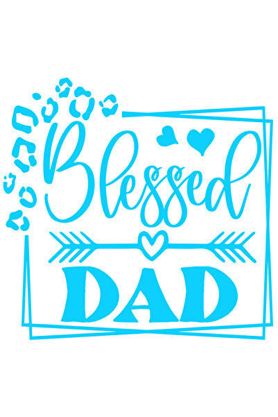 StoryGift Romania Sticker Exterior cu inimioare pentru un tata binecuvantat -...