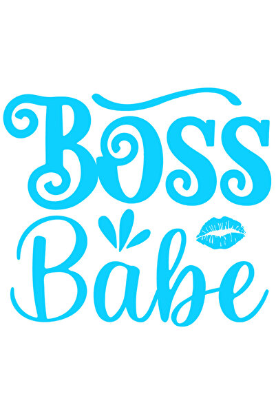 StoryGift Romania Sticker Exterior pentru o patroana iubita cu textul "Boss b...