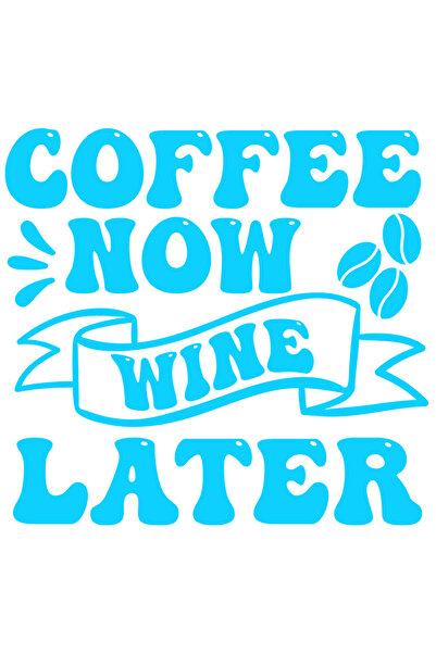 StoryGift Romania Sticker Autocolant 30CM Exterior pentru cei care consuma cafea acum si vin mai tarziu , Vinyl