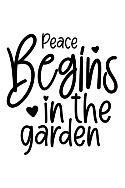 StoryGift Romania Sticker Exterior cu mesajul in engleza "Peace begins in the...