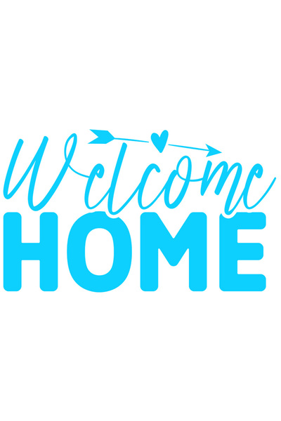 StoryGift Romania Sticker Adeziv 90CM Exterior cu mesaj de bun-venit inapoi a...