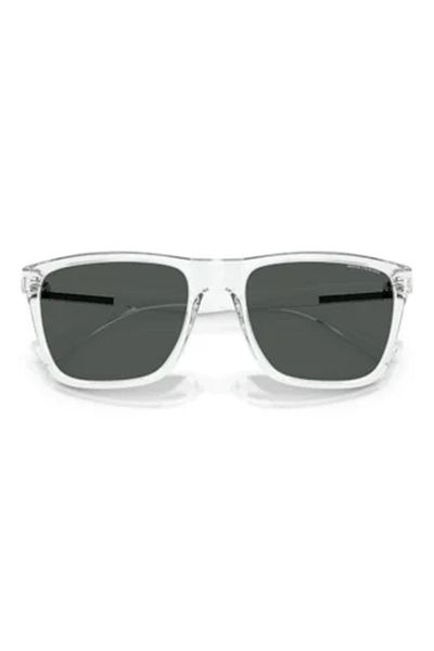 Armani Exchange Ochelari de soare pentru bărbați Armani Exchange AX4080S 823587 57, Plastic, Transparent, 57 mm