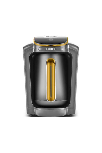 Karaca Hatır Neo Turkish Coffee Machine 5 Cup Capacity Pineapple Yellow