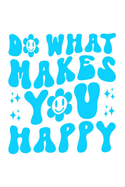 StoryGift Romania Sticker Exterior cu floricele si mesajul "Fa ceea ce te fac...