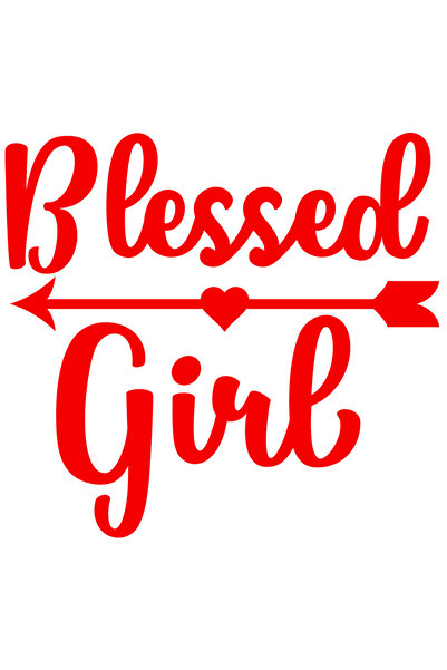 StoryGift Romania Sticker Autocolant 30CM Exterior pentru o fata binecuvantata cu daruri bune in viata - inimioa