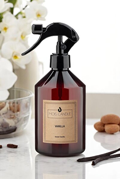 Mois Candle Vanilya Kumaş ve Oda Spreyi - 500 mL Büyük Boy Oda Kokusu