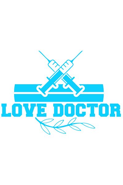 StoryGift Romania Sticker Exterior cu 2 seringi si textul "Love doctor" - doctorul de iubire tratament , Vin