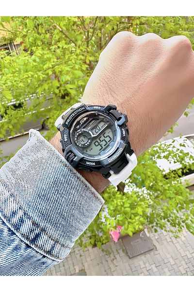 Ferrucci Jaga Men's Wristwatch with White Silicone Cord with Timer