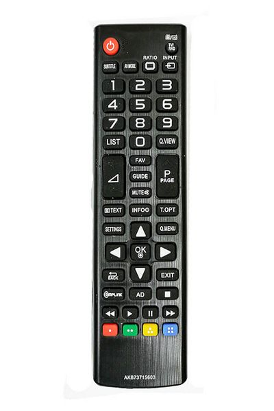 OEM Remote control for LG AKB73715603, Universal, x-remote, Black