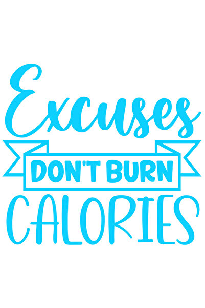 StoryGift Romania Sticker Adeziv 90CM Exterior cu text in engleza "Excuses do...