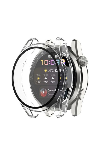 SKYDDAR INNOVATION 360° Ultra-Thin Anti-Shock Protective Case for Huawei Watch 3, Full Screen - Transparent