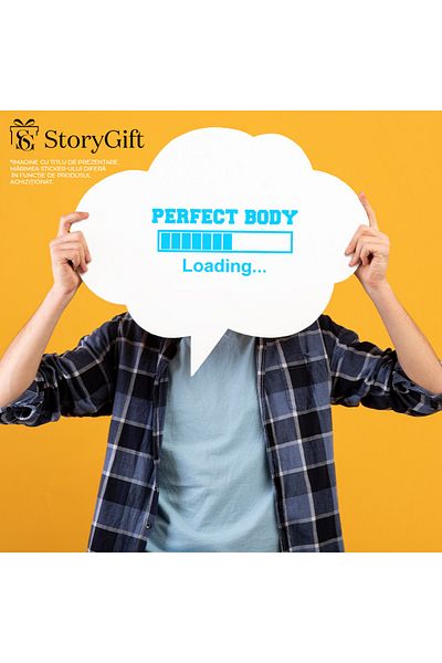 StoryGift Romania Sticker Label 50CM Exterior for those who train physically with the message in English "Perf