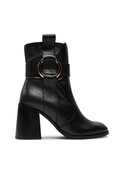 See By Chloe ghete de damă până la gleznă SB43001A negre