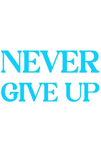 StoryGift Romania Sticker Autocolant 30CM Exterior cu mesaj motivational care te indeamna sa nu renunti niciodat