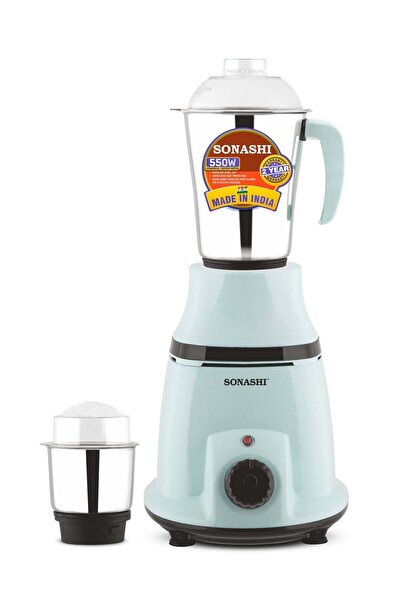 sonashi 2-in-1 Mixer Grinder with Powerful Copper Motor - 3 Speed Control with Overheat Protection | 2 Stain