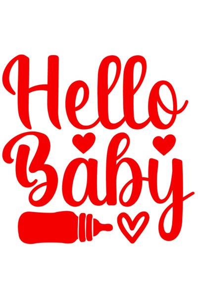 StoryGift Romania Sticker Eticheta 50CM Exterior cu inimioare pentru bebelusi...