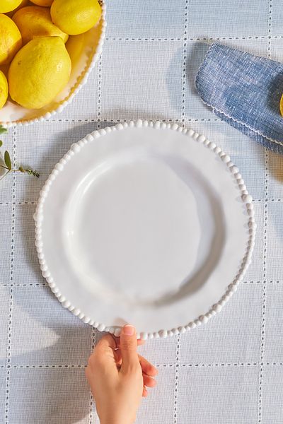 Karaca Perla Melamine Serving Plate 28 cm White