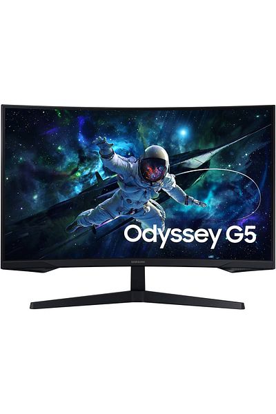 Samsung 32" Odyssey G5 Curved Gaming Monitor, QHD (2560x1440), 165Hz Refresh Rate & 1ms Response