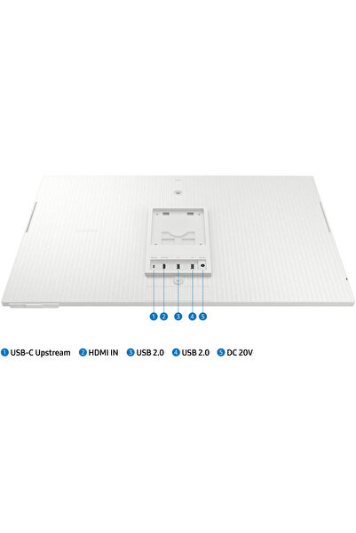 Samsung شاشة ذكية M8 (M80D) مقاس 32 بوصة، لوحة VA، دقة 4K UHD (3840x2160)، تطبيقات التلفزيون الذكي، منفذ USB-C