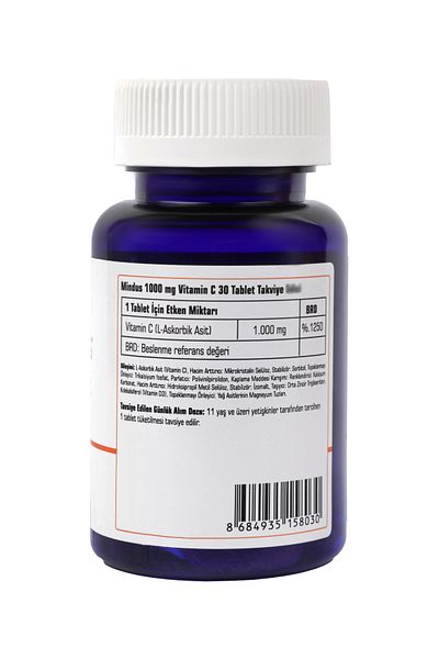mindus Vitamin C 30 Tablets