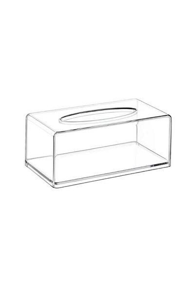 Ginza Maison Napkin Box, Acrylic, Transparent, 21x12x9 Cm