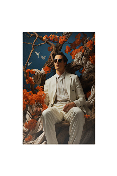 StoryGift Romania Tablou Canvas: Fotografie Cu Un Barbat La Costum Alb - Sta ...