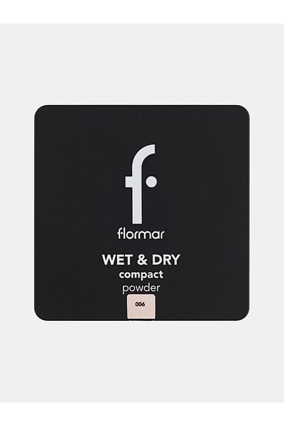 Flormar Wet and Dry Compact Powder- 006 Caramel Rose