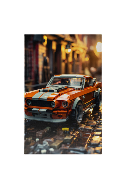 StoryGift Romania Tablou Canvas: Lego Masina Cu 2 Locuri De Epoca Cu Model Al...
