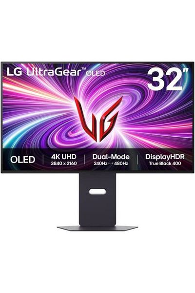 LG 32" UltraGear OLED UHD 4K Gaming Monitor, 240Hz Refresh Rate & 0.03ms (GtG), NVIDIA G-SYNC