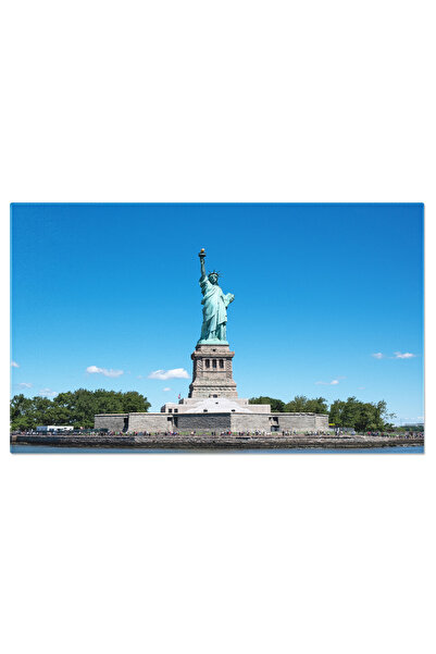 StoryGift Romania Tablou Canvas Statuia Libertatii La New York City, Monument...