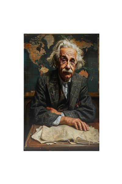 StoryGift Romania Tablou Canvas Ecoul Trecutului Amintiri Din Epoca De Aur Einstein Și Splendoarea Vremurilor De