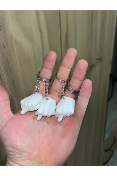 ADURĞUT Nah Keychain and Bag Charm Accessory Gift Funny 3 Piece