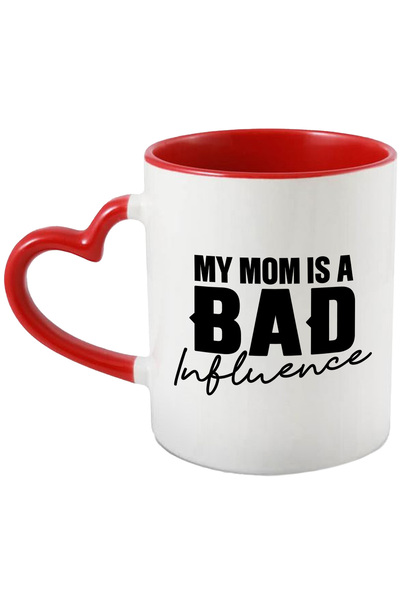 StoryGift Romania Cana cu mesajul "My mom is a bad influence" - mama mea este...