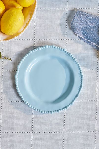 Karaca Perla Melamine Pasta Plate 23 cm Blue