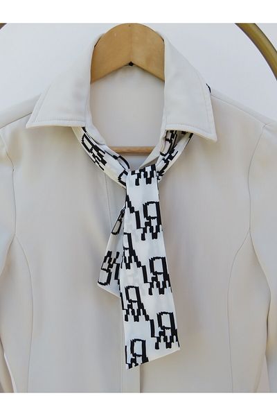 MAHLA Esarfa de design - șal subțire - accesoriu pentru geantă - accesoriu pentru păr