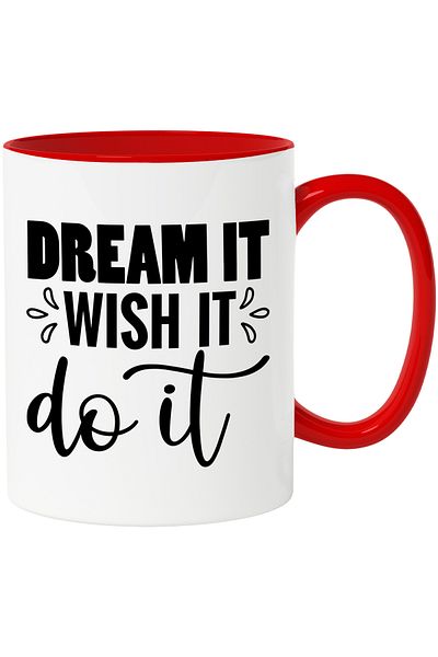 StoryGift Romania Mug with a message that encourages you to start doing the things you dream of with , With ,STG.