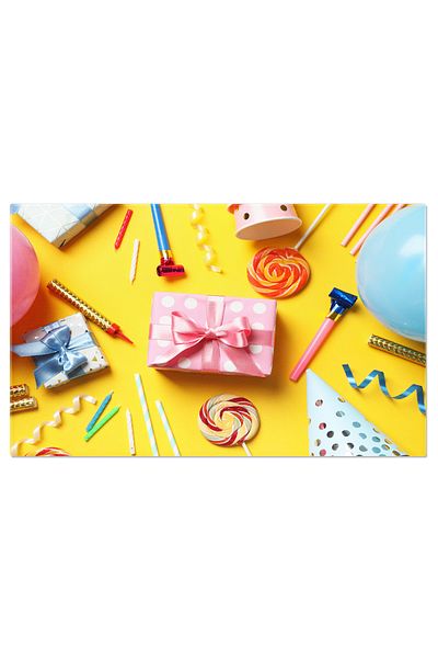 StoryGift Romania Tablou Canvas Cu Ocazii Deosebite: Cadouri Si Dulciuri Pentru Celebrari Fericite