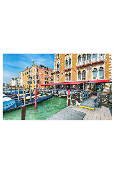 StoryGift Romania Tablou Canvas Panorama A Venetiei Cu Canalul Grande Venetia...