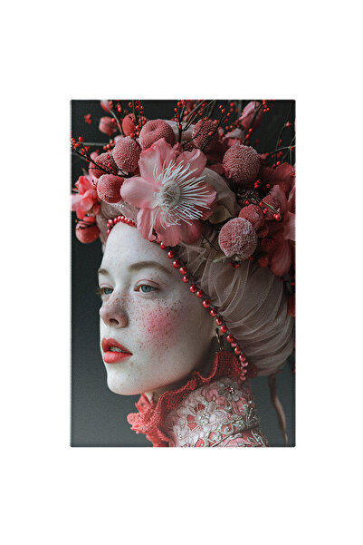 StoryGift Romania Tablou Canvas Un Portret Ce Înflorește În Tăcere Păstrând S...