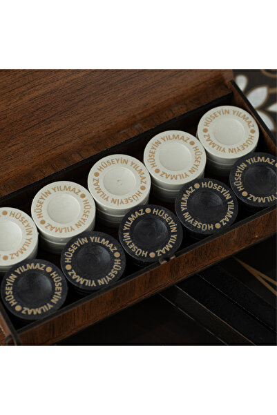 akatshop Kişiye Özel İsimli Tavla Pulu