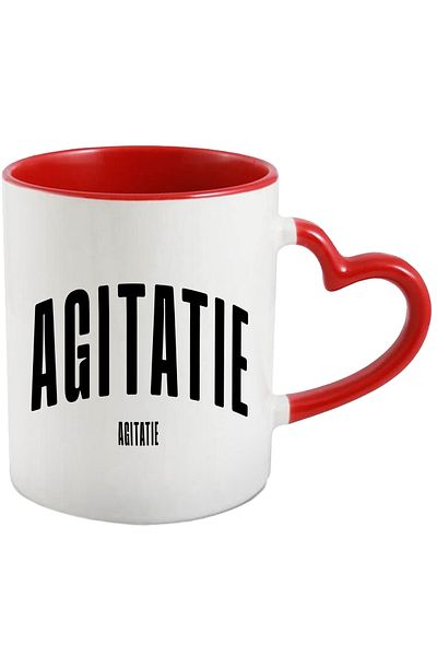 StoryGift Romania Mug The Word Agitation, Motivational, Self Help, Self Understanding, Appreciation, , With ,STG .